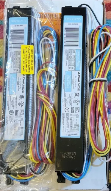 2x Philips Advance ICN-2S40-N Electronic Ballast - T12 Lamps, 120/277V Lighting