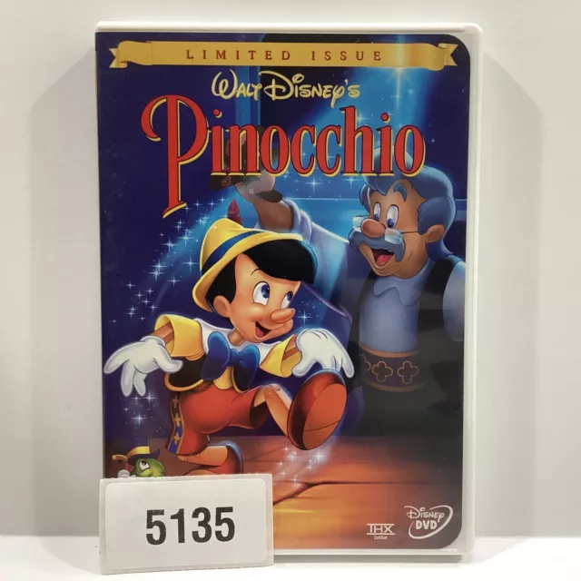 Disney Pinocchio (DVD, 1999, Limited Issue) Like New