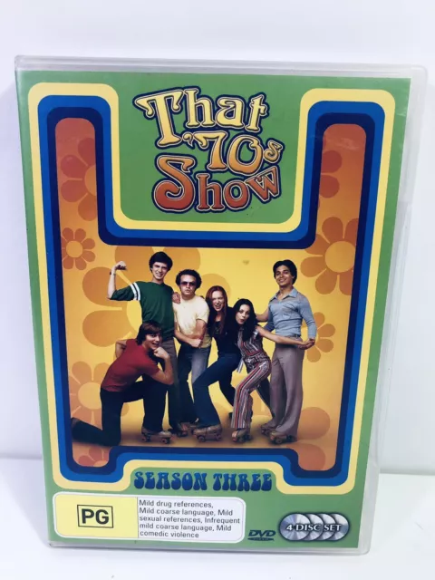 DVD That 70's Show Season 3 DVD Free Postage Region 4 Mint Discs Free Post