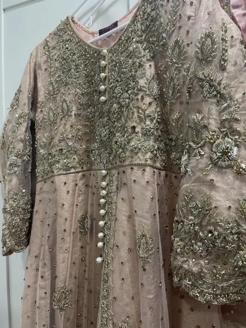 Bridal Heavy Pakistani Indian Lengha Designer Party Ethnic Gown Wedding