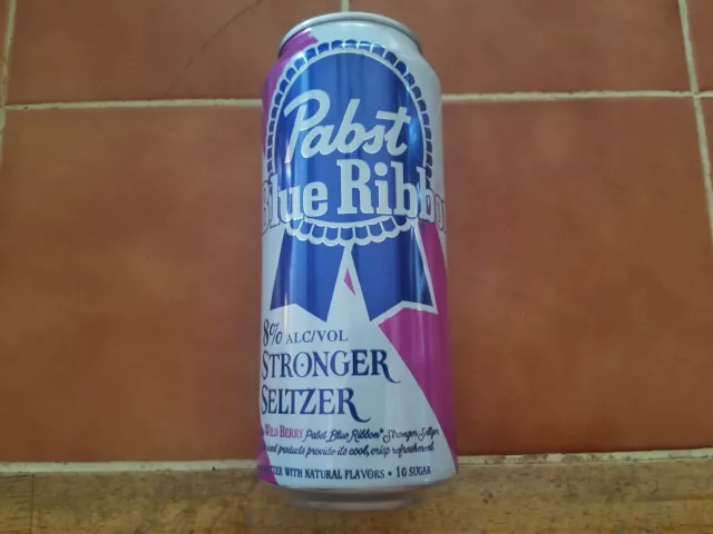 VHTF Pabst Wild Berry Seltzer 16 oz beer can