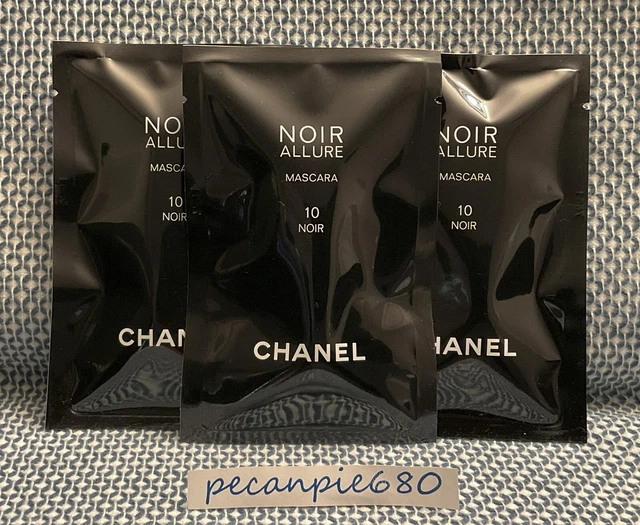 3 x CHANEL NOIR ALLURE MASCARA 1 g / 0.03 oz new each sealed travel 10 NOIR 3 x CHANEL NOIR ALLURE MASCARA 1 g / 0.03 oz new each sealed travel 10 NOIR