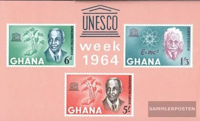 Ghana Block13 (kompl.Ausg.) postfrisch 1964 UNESCO-Woche