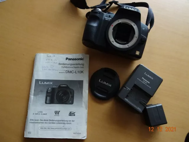 Panasonic DMC-L10 K - Digital SLR Camera - Top Kamera -