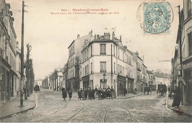 93 Montreuil Sous Bois Ah#Al00843 Boulevard De L Hotel De Ville Et Rue Du Pre