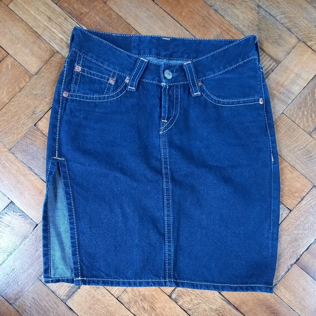 GENUINE VINTAGE FROM year 2000 Levis Twisted Jeans engineered jeans Skirt 24.00 PicClick UK