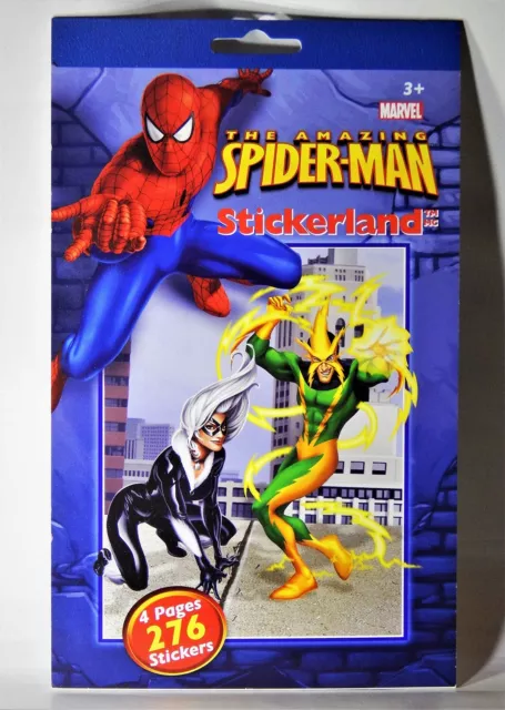 The Amazing Spider-Man Marvel Stickerland 276 Stickers Ages 3+ 2007