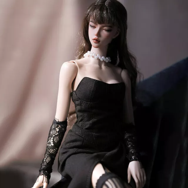 BJD 1/4 Doll Fashion Female Girl Resin Bare Body + Free Eyes + Face Make Up GIFT