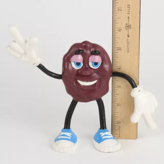 California Raisins Large 5.5 in PVC wire Figure Smile Point Applause 1987 CALRAB