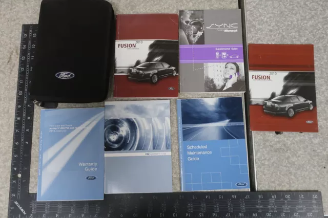Ford Fusion Owner's Manual 2010 Navigation Book Set 10 Free Shipping OM704