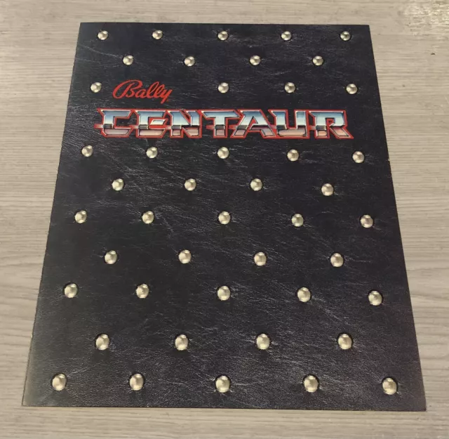 Bally Centaur Arcade Pinball Flyer, Advert