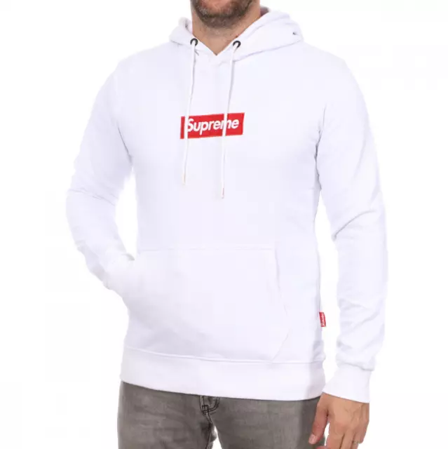 hoodie supreme blanc