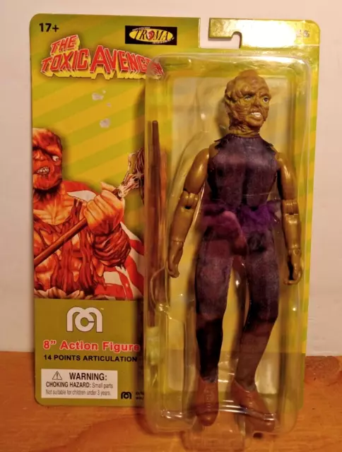 The Toxic Avenger Troma Official Limited Edition 8" Action Figure With Mop  R