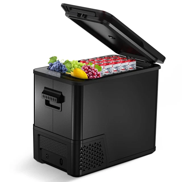 12V Refrigerator 40L Portable Car Refrigerator Freezer 12/24V DC 100-240V AC