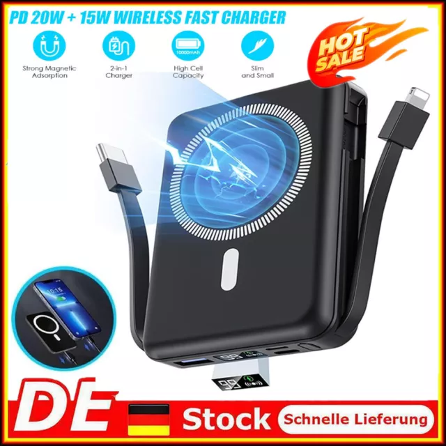Wireless Chargers Power Bank 50000mAh 22,5W Magnetic Batterie für iPhone Samsung