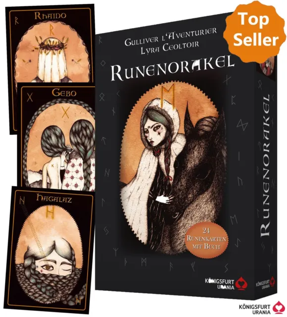 Runenorakel | 24 Runenkarten mit Buch | Deutsch | Buch | 208 S. | 2022