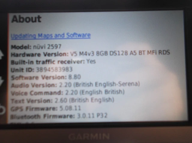 GARMIN NUVI 2597LMT VGC 2026 UK Lifetime Maps Digital Traffic Garmin Nuvi 2597LMT VGC 2026 UK Lifetime Maps.webp