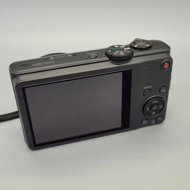 Samsung WB750 12,5 megapixel fotocamera digitale compatta testata nera 2