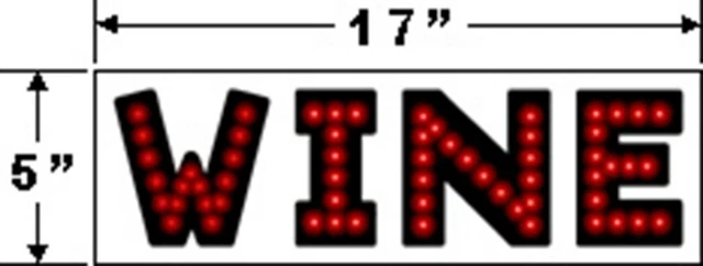 NEW GENERATION WINE open LED neon SIGN LED 17