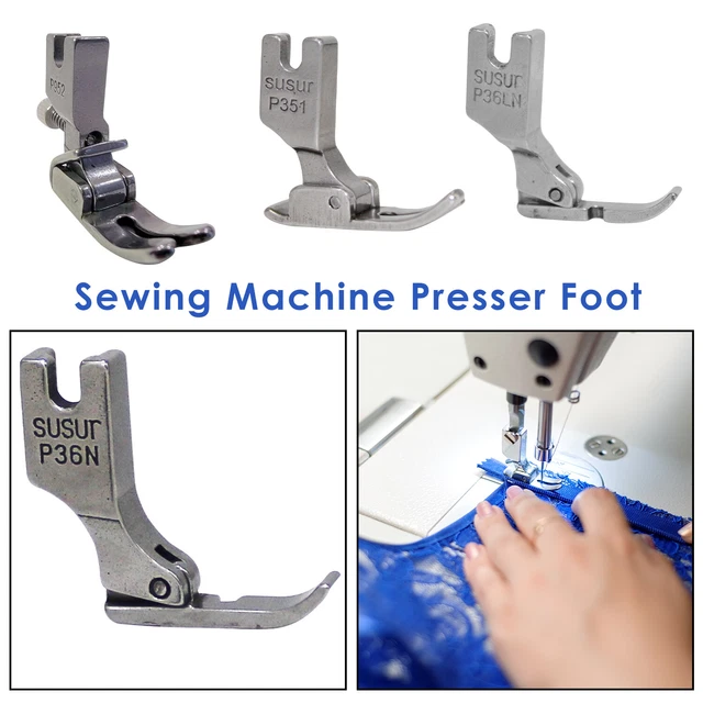 Pieds Biche Machine à Coudre Pfaff - Lot De 3 | Double Orteil, Gauche Et Droite | Compatible 335,145,245,545,1245