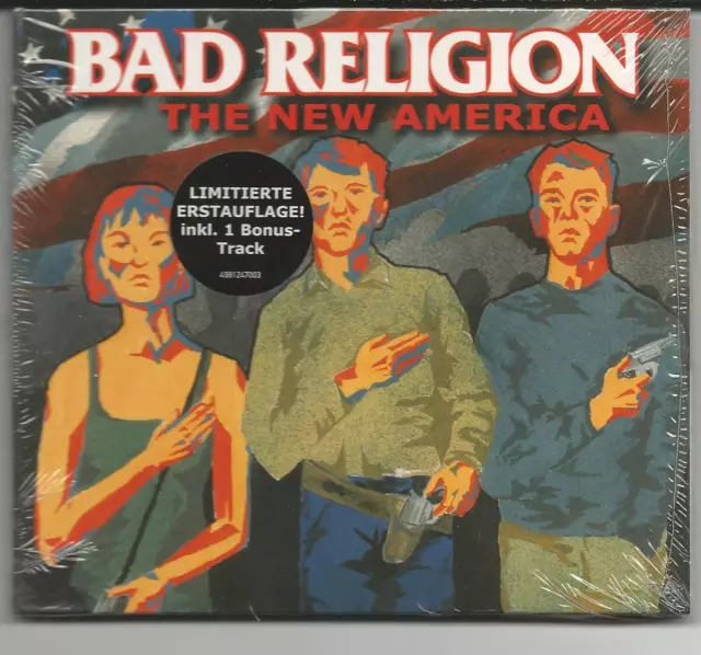 Bad Religion "The New America" Limited Firestpress Digipack CD 2000 NEU/OVP/NEW