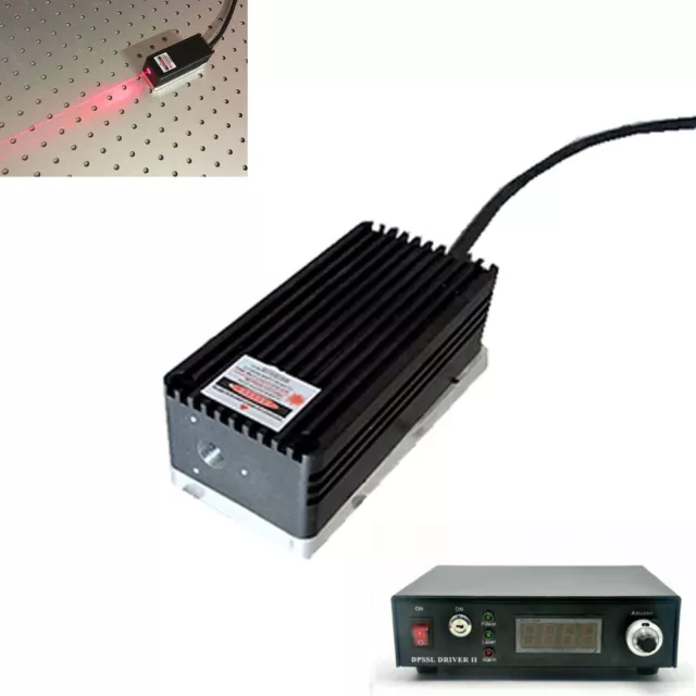 637nm 638nm 1W red Laser Dot Module+TTL/Analog 0-30KHZ +85-265V Adjustable Power