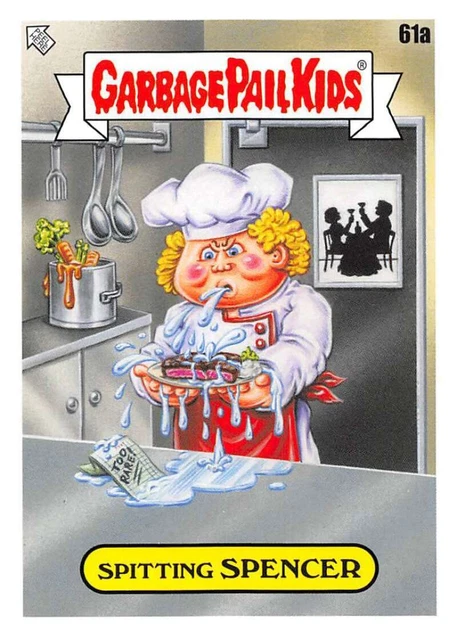2021 Topps Garbage Pail Kids: Food Fight #61A SPITTING SPENCER