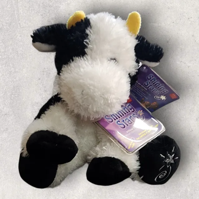 Vintage 2006 Russ Berrie Shining Stars Cow Soft Toy - New and Unused