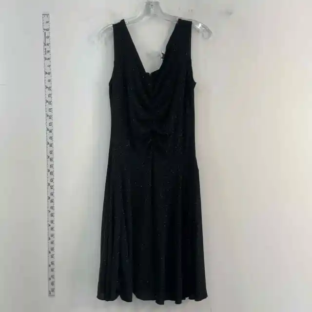 Armani Collezioni Italy Black Shift Dress - Size 10 Womens