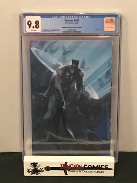 Batman # 100 Dell'Otto Virgin Variant Cover B CGC 9.8 Bulletproof DC