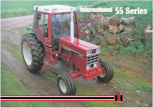 A3 Case McCormick International Harvester Tractor Brochure Poster 955XL Rare