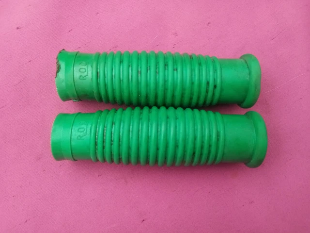 ROD EMBOUT POIGNEES GUIDON VELO VERTE Ø 22 mm VINTAGE GREEN GRIP BICYCLE PEUGEOT 2