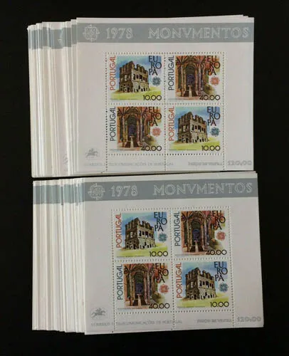1978 Portugal; 200 Blocks Europa, postfrisch/MNH, Bl. 23, ME 4400,-