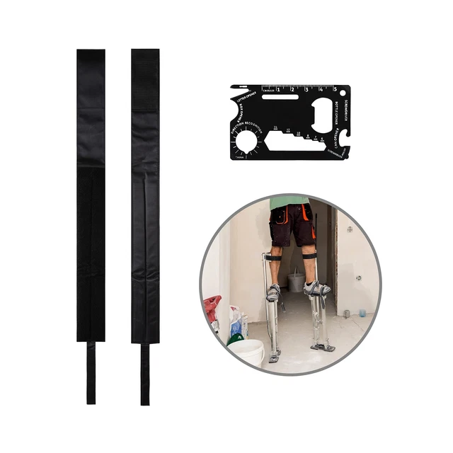 Katai Drywall Stilt Straps - Pair of Extra Thick Padded Stilt Strap Leg Bands...
