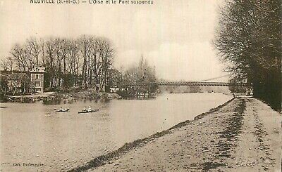 95 Neuville L'oise Et Le Pont Suspendu
