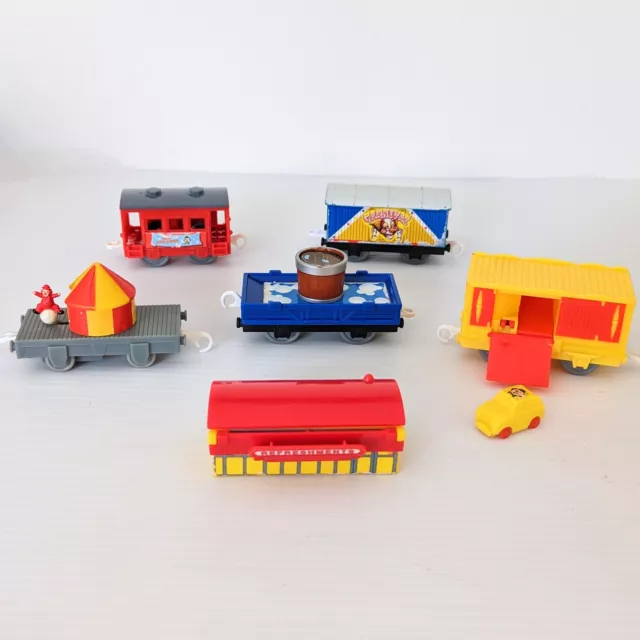 Thomas & Friends Trackmaster Carnival Circus Train Car Lot x 6 Mattel Hit Toy
