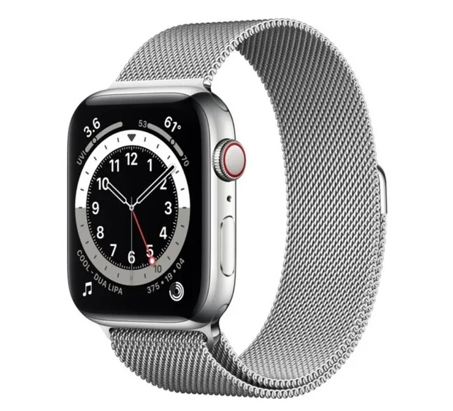 Apple Watch Series 6 40mm Cellular Edelstahl Milanaise wie NEU!