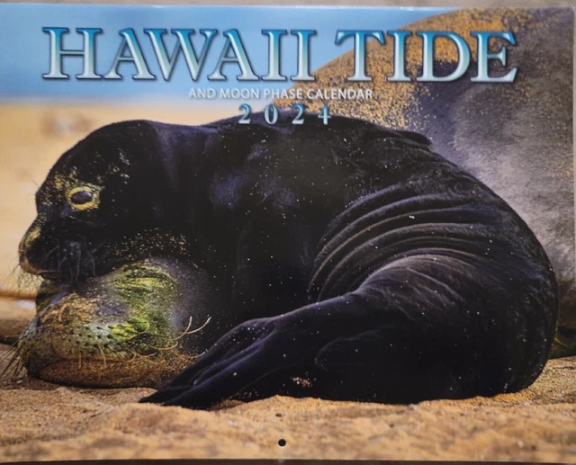 2024 CALENDAR HAWAII'S Ocean Tides 5.99 PicClick