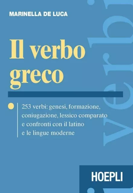 Il Verbo Greco  - De Luca Marinella - Hoepli