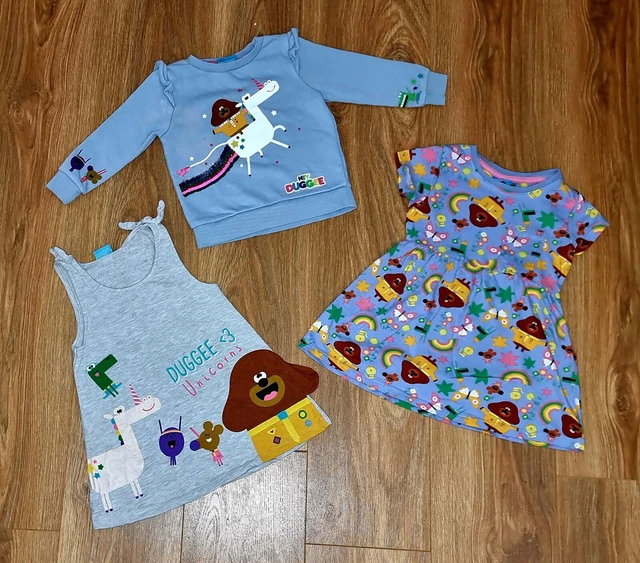 #15 Pacchetto di abiti per bambine Hey Duggee età 18-24 mesi