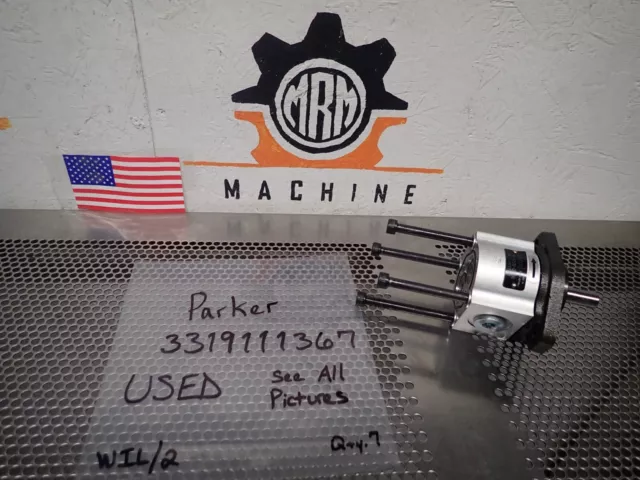 Parker 3319111367 Gear Pump Used With Warranty See All Pictures