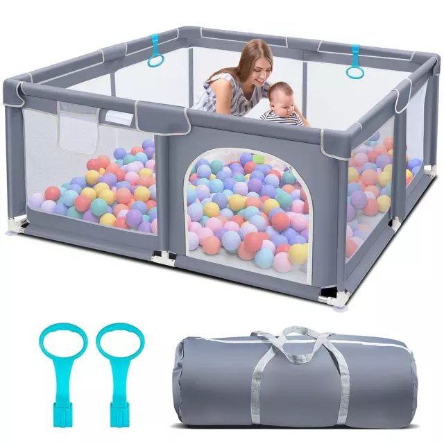 Baby Playpen, Play Pen for Kids Activity Center, Large Baby Playard for Indoor a