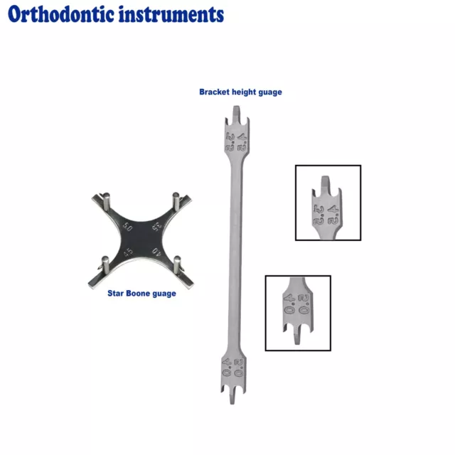 Orthodontie Bracket Height Positioner Placement Gauges Boone Dental Instruments