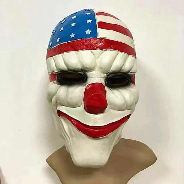 Halloween Easter Flag Clown Mask Dress up Masked Ball Festival Party Band