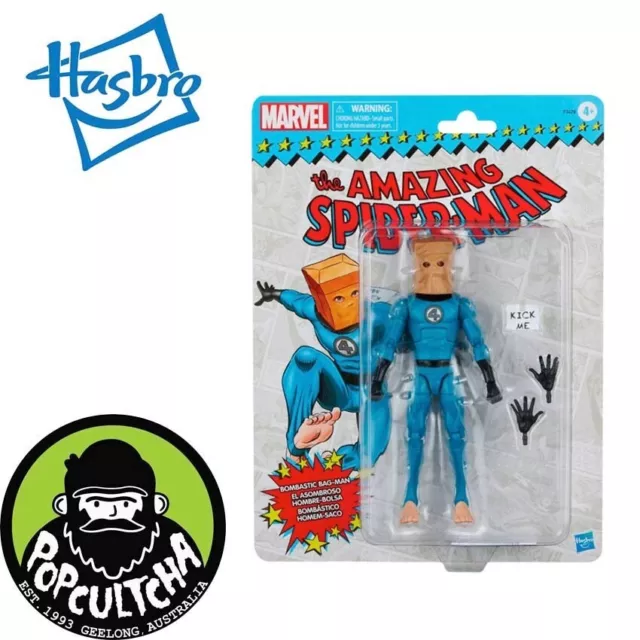 The Amazing Spider-Man - Bombastic Bag-Man Retro 6” Scale Action Figures "New"
