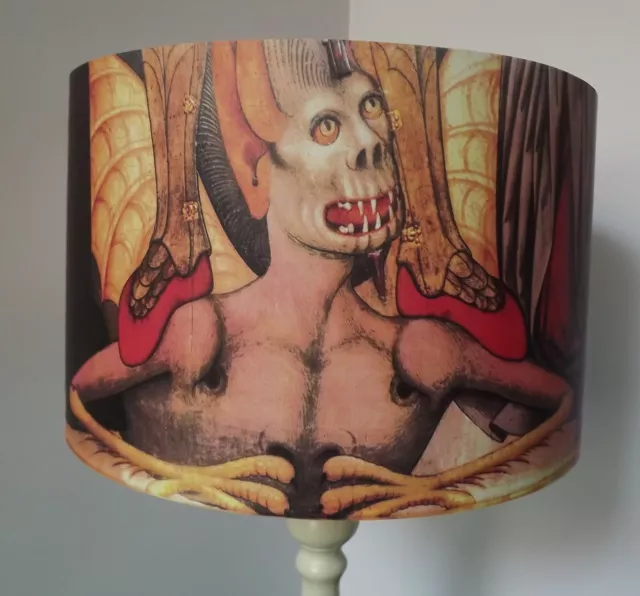 Medieval Devil Lampshade Halloween Gothic Lamp/Ceiling 8"10"12"14"16"18