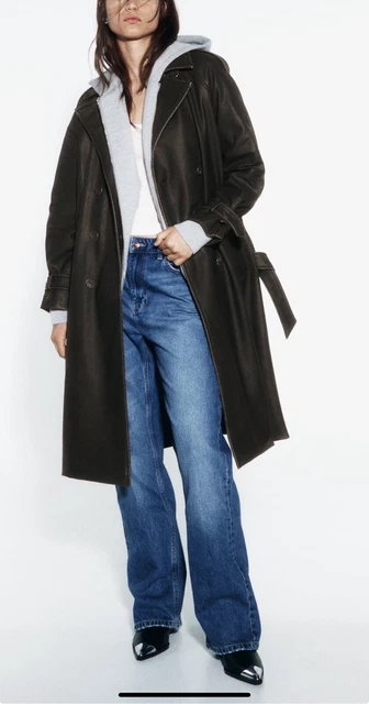 Cappotto Leggero Donna In Poliestere - Giacca Lunga Con Cintura, Morbida E Calda - Trench Elegante Per Primavera E Autunno