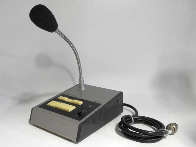 Excellent Condition Kenwood Mc-80 Desk-Top Microphone