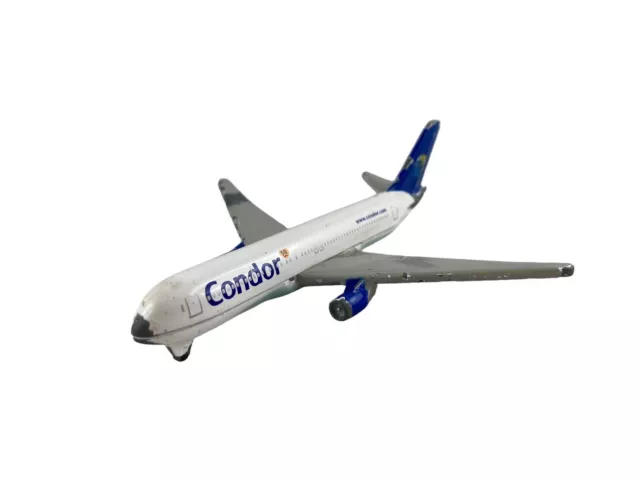 CONDOR 50 Jahre Jubiläums Modell Flugzeug Boeing 767 ™ Majorette Thomas Cook