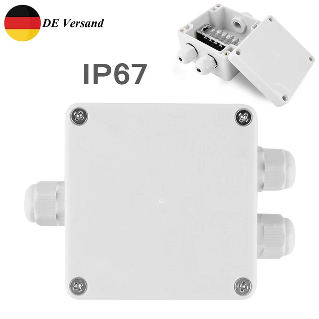 Scatola Giunzione Elettrica IP65 - 150x110x70mm, Impermeabile, Per Esterni, Con Connettori - Foto 8